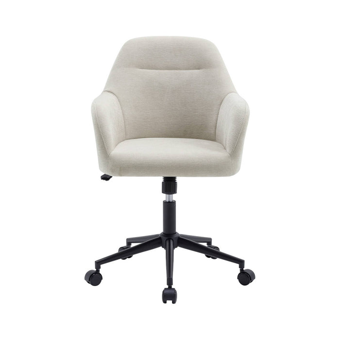 sweeek - Bureaustoel op wieltjes, verstelbaar, stof en metaal