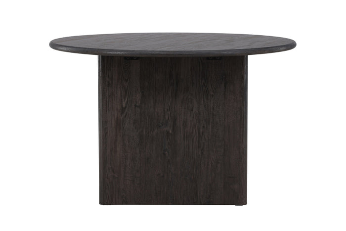 Fjôrd - Eettafel Rond - Zwart MDF - 120x120x75cm - Björholmen