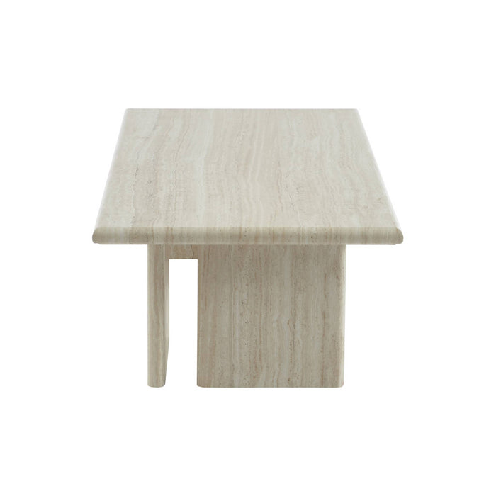 sweeek - Rechthoekige salontafel houteffect