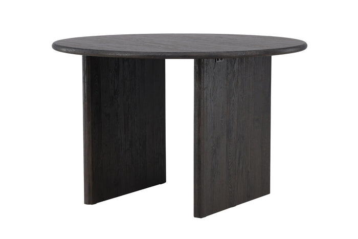 Fjôrd - Eettafel Rond - Zwart MDF - 120x120x75cm - Björholmen