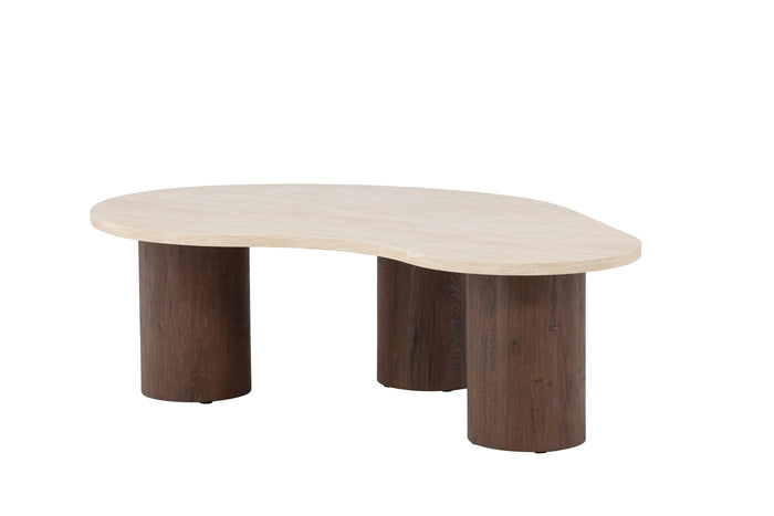 Fjôrd - Salontafel Organisch - Beige MDF - 130x78x40cm - Megg