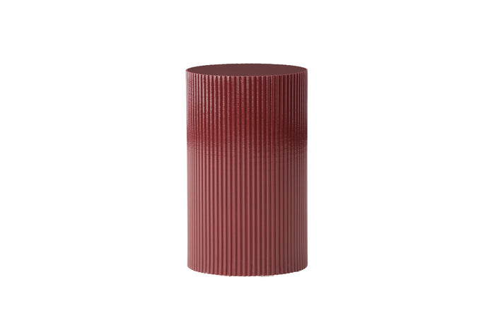 Fjôrd - Bijzettafel Rond - Burgundy - 31x30,5x50cm - Lenox