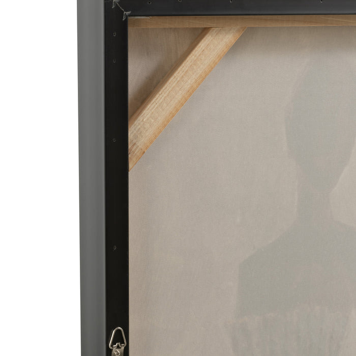 J-Line wanddecoratie 3 Afrikaanse Vrouwen - canvas|verf|touw