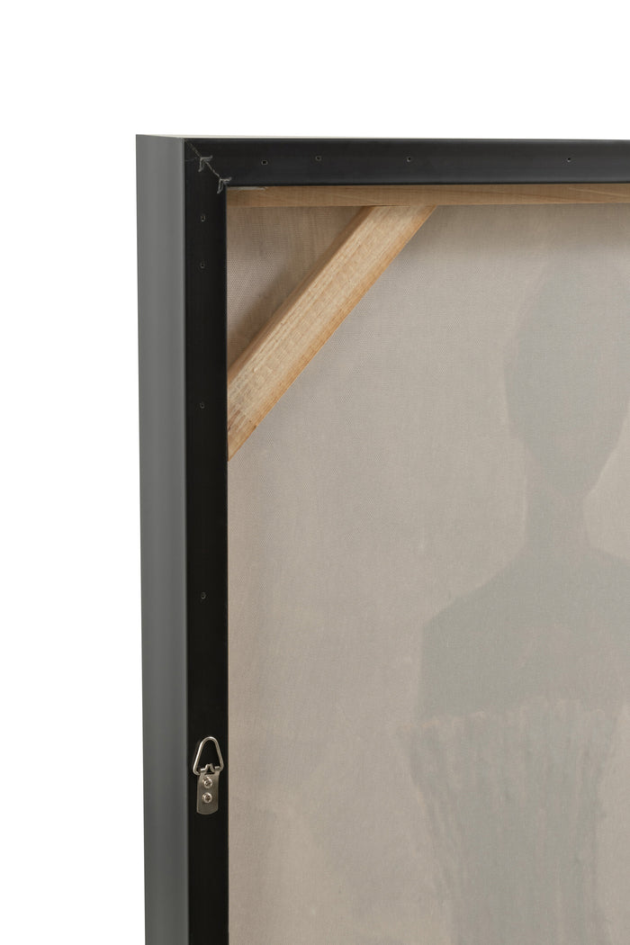 J-Line wanddecoratie 3 Afrikaanse Vrouwen - canvas|verf|touw