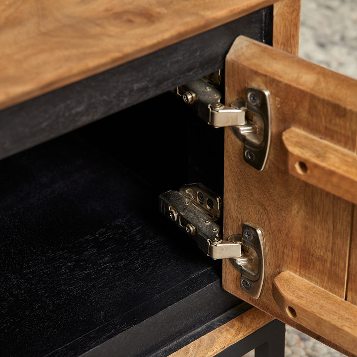 StarFurn - Bijzettafel Vierkant Naturel Hout - 60x60x40cm - RichWood