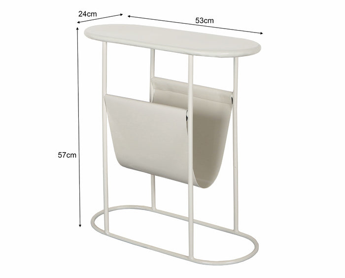 Brix - Bijzettafel Luna - 24x53.5x57.5cm