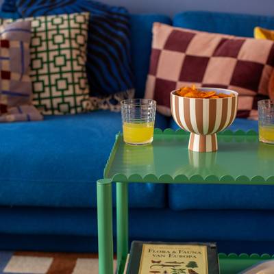 OYOY Living Toppu Schaal Ø 15 cm - Karamel / Lavendel