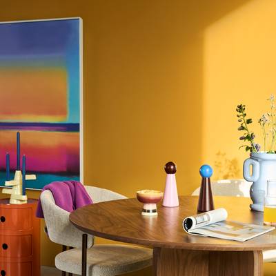 by fonQ Neon Blaze Schilderij 100 x 120 cm - Wit