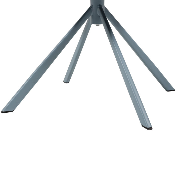 WOOOD Femke Eetkamerstoelen - Chenille - Blauw - Set van 2