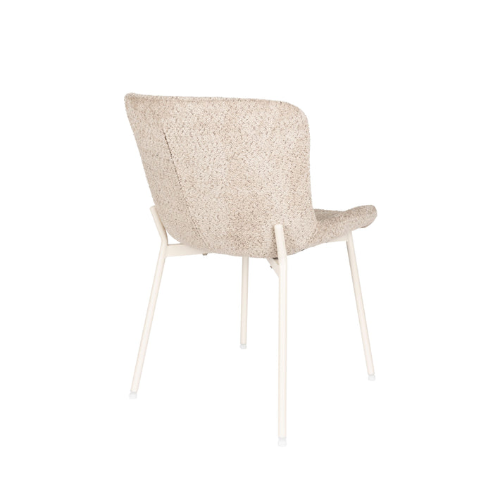 Housecraft Living Marion Eetkamerstoelen Bruin| Beige - Set van 2