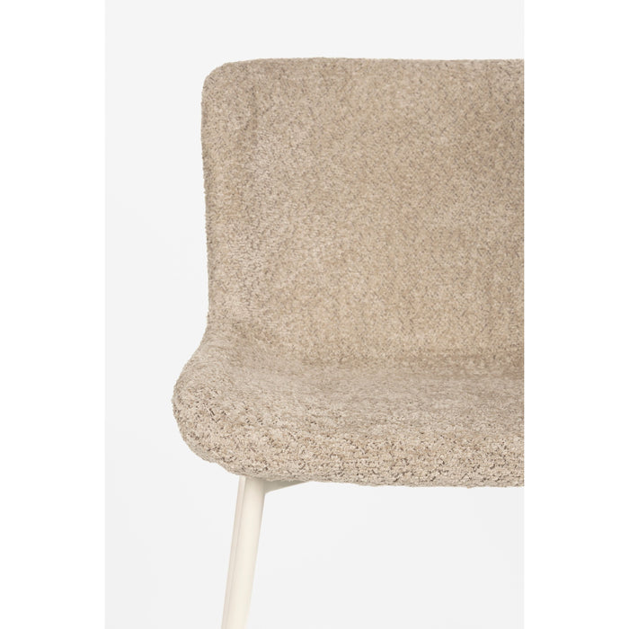 Housecraft Living Marion Eetkamerstoelen Bruin| Beige - Set van 2