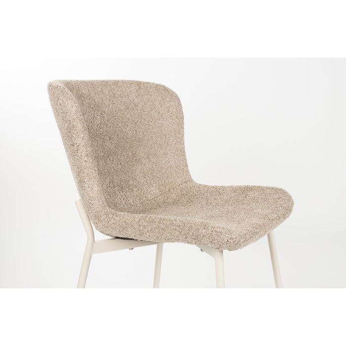 Housecraft Living Marion Eetkamerstoelen Bruin| Beige - Set van 2