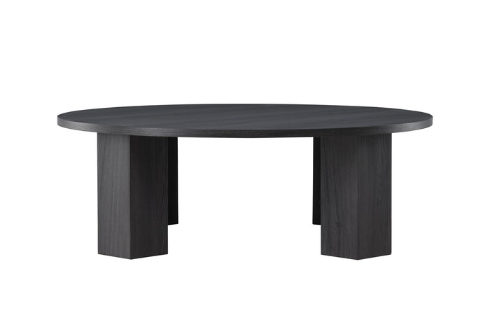 Fjôrd - Salontafel Rond - Zwart MDF - 120cm - Juno