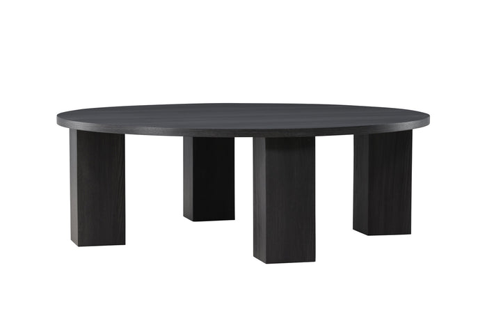 Fjôrd - Salontafel Rond - Zwart MDF - 120cm - Juno