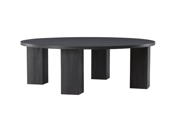 Fjôrd - Salontafel Rond - Zwart MDF - 120cm - Juno