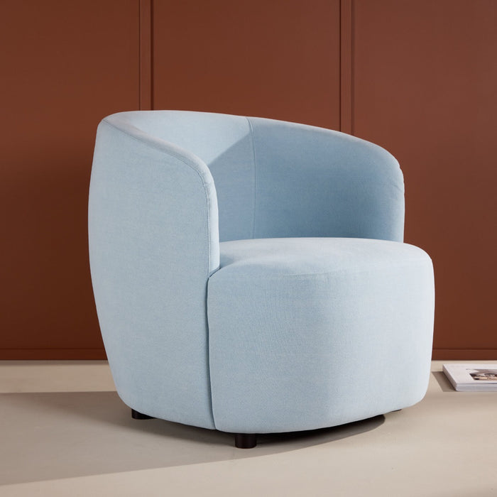 Fjôrd - Fauteuil Blauw Stof - 85x79x77cm - Bobbo