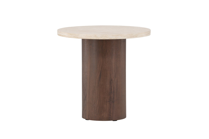 Fjôrd - Salontafel Rond - Beige MDF - 50x50x50cm - Megg