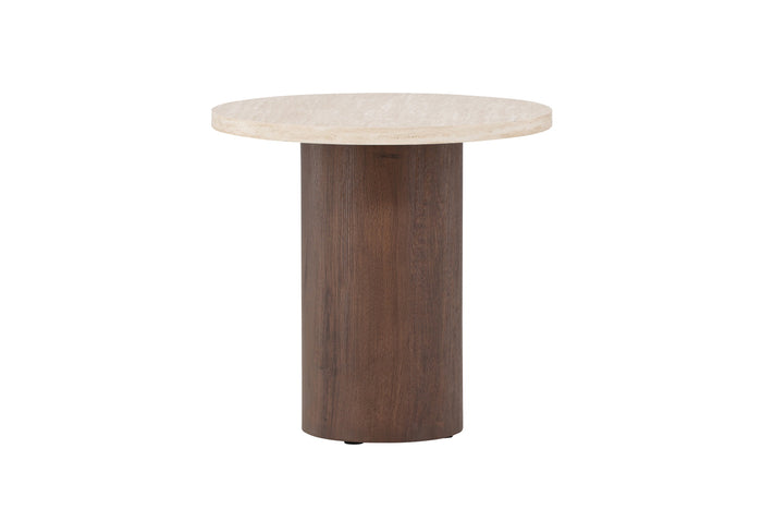 Fjôrd - Salontafel Rond - Beige MDF - 50x50x50cm - Megg