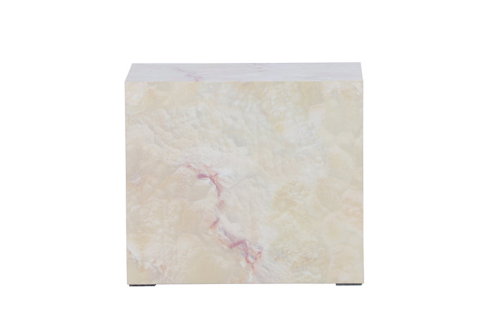 Fjôrd - Bijzettafel Rechthoek - Travertinlook - 35cm - York