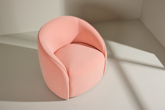 Fjôrd - Fauteuil Roze Stof - 79x70x69cm - Neo