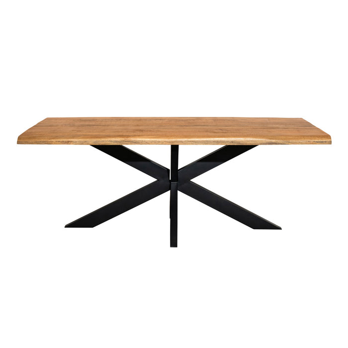 StarFurn - Eettafel Rechthoek Naturel Hout - 180x90x76cm - Denver