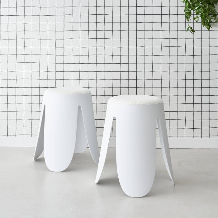 sweeek - Set van 2 stapelkrukken, Ø30 | 44 x H46cm