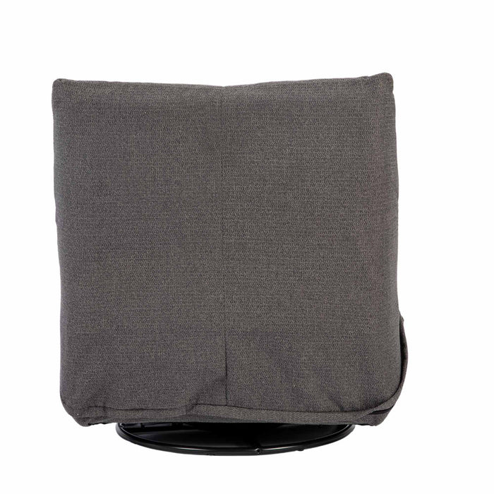 StarFurn - Fauteuil Donkergrijs Stof - Draaibaar & Relaxfunctie - Lazy