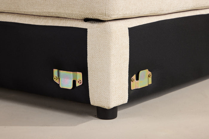 Fjôrd - Hoekbank Element - Beige - 99x99x86cm - Salerno