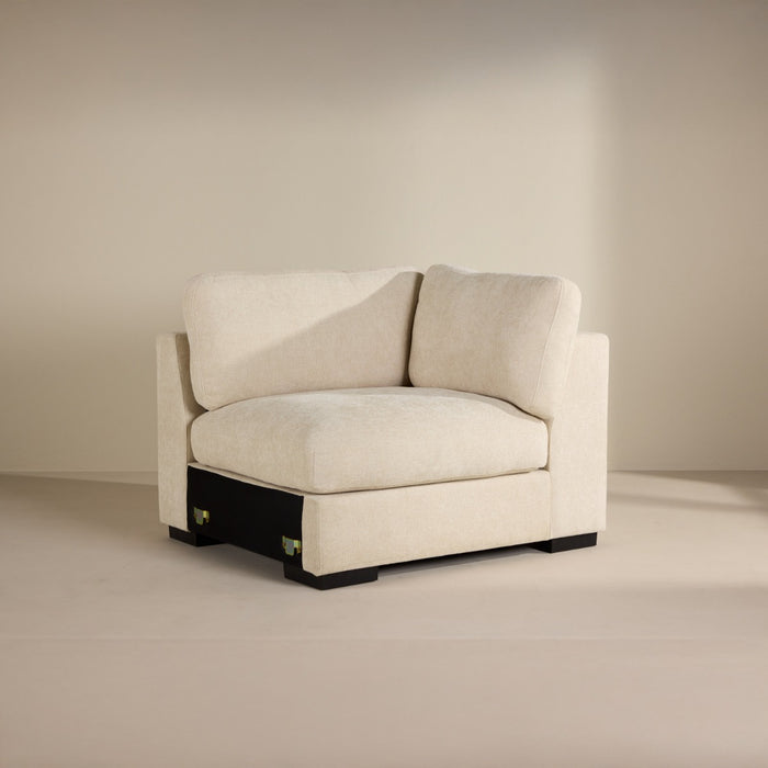 Fjôrd - Hoekbank Rechts - Beige - 112x102x86cm - Salerno