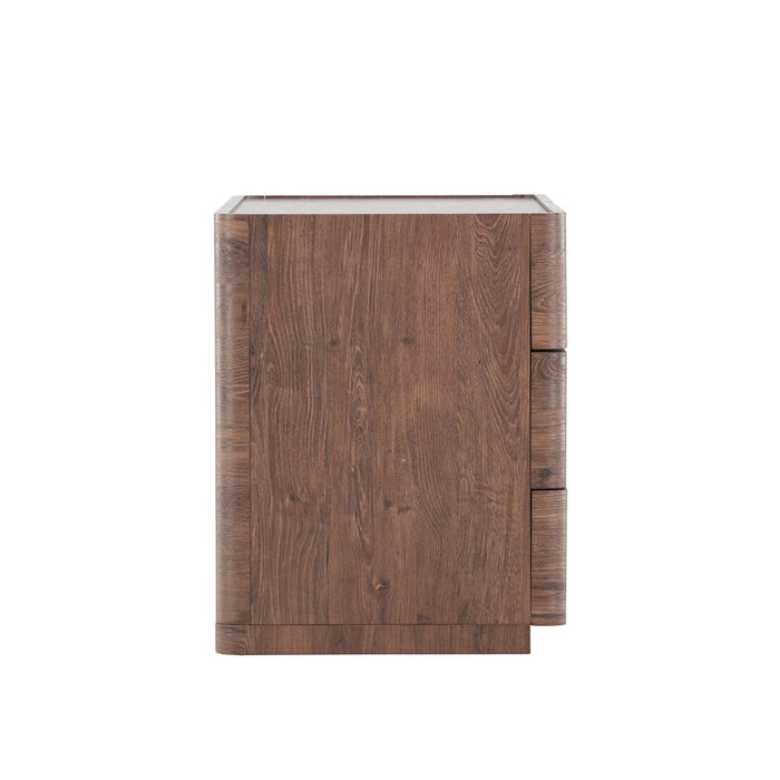 Fjôrd - Ladekast 3 Lades - Donkerbruin - 100x48x60cm - Noble