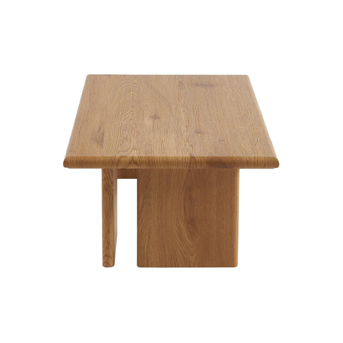 sweeek - Rechthoekige salontafel houteffect