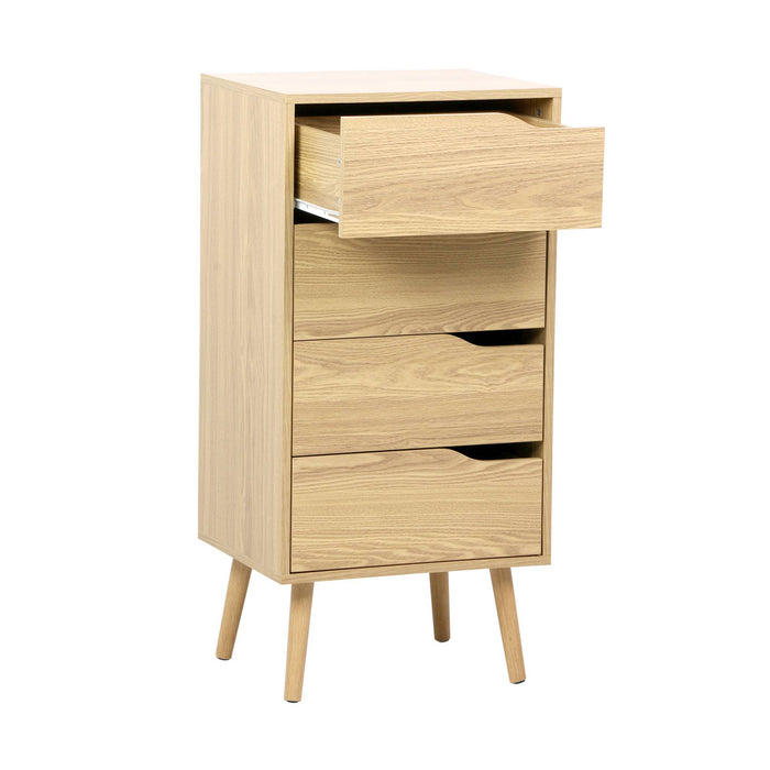 sweeek - Ladekast houteffect 4 laden