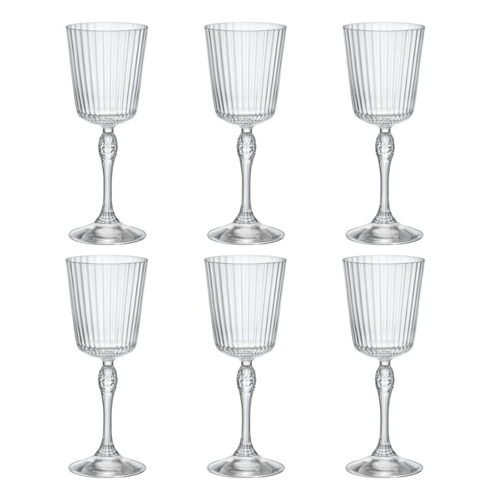 Rocco Bormioli America '20s champagneflutes – 6 stuks – 25 cl