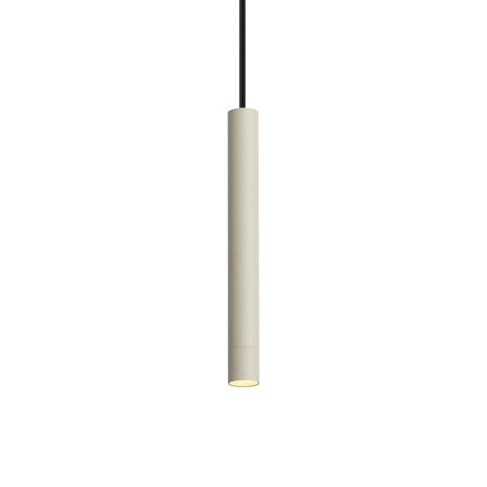 QAZQA Moderne hanglamp beige met zwart voor railsysteem 1-fase -