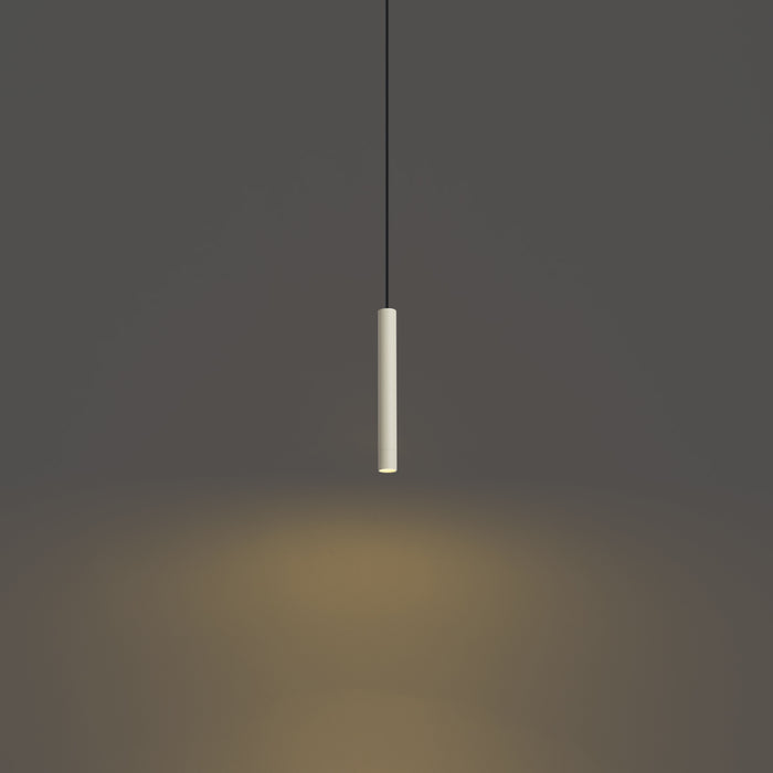 QAZQA Moderne hanglamp beige met zwart voor railsysteem 1-fase -