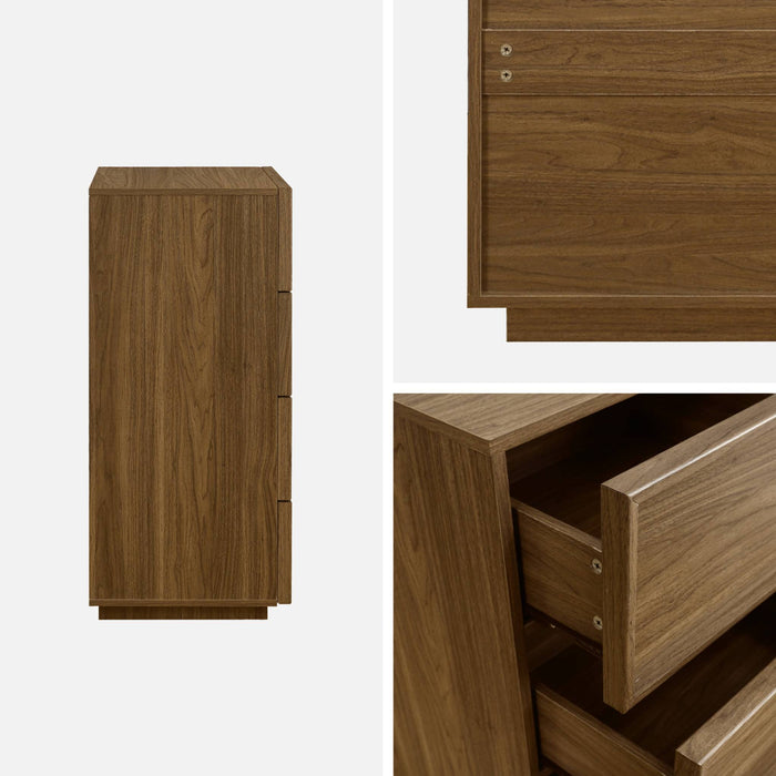 sweeek - Houteffect ladekast met 4 laden