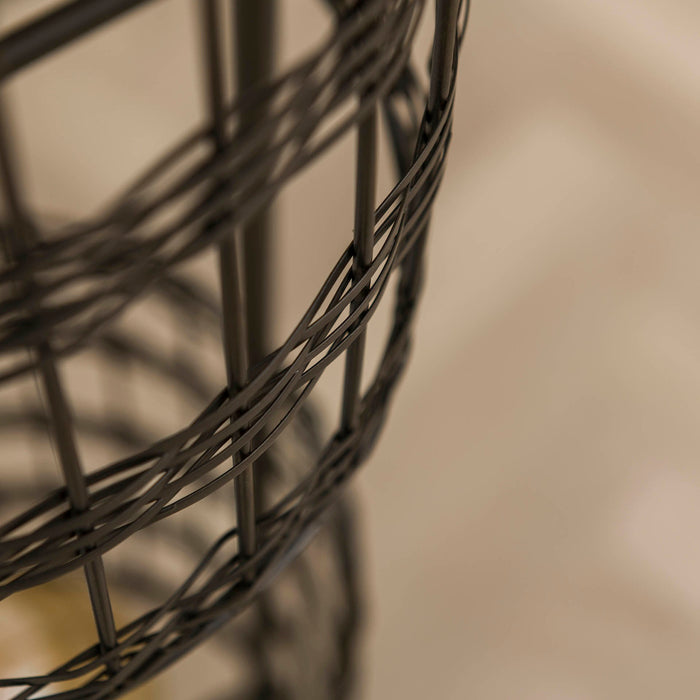 Giga Meubel - Vloerlamp Zwart - 2-Lichts - Metal Blinds