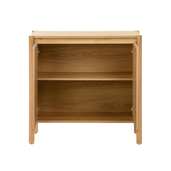 sweeek - Dressoir houteffect 2 deuren 80cm