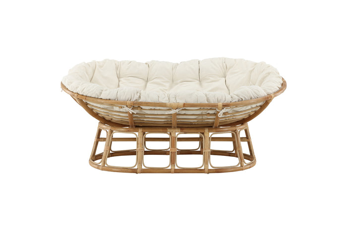 Fjôrd - Loungestoel Naturel Rotan - Mamasan