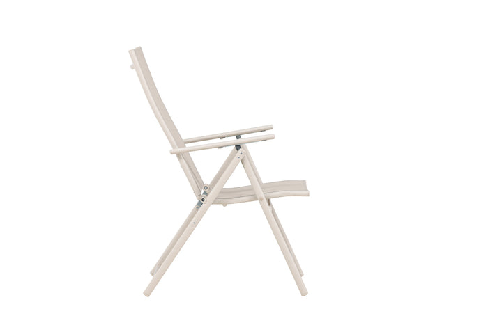 Fjôrd - Tuinstoel Beige Stof - Verstelbaar - Levanzo - Set van 2