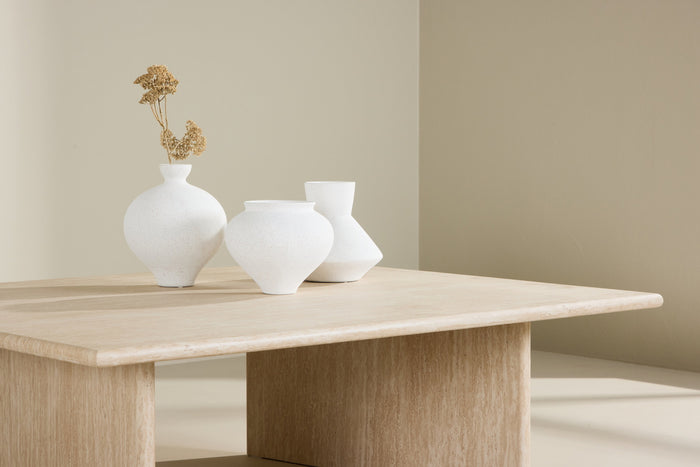 Fjôrd - Salontafel Rechthoek - Travertinlook - 120 - Skagen