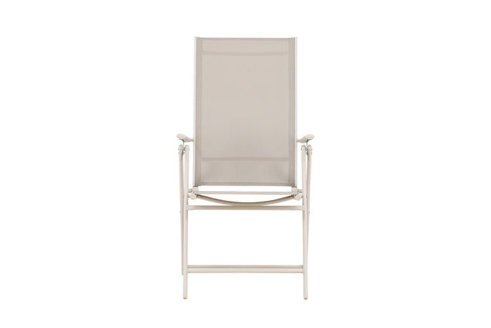 Fjôrd - Tuinstoel Beige Stof - Verstelbaar - Levanzo - Set van 2