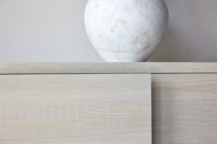 Fjôrd - Tv-meubel Whitewash - 180x45x35cm - Nomi