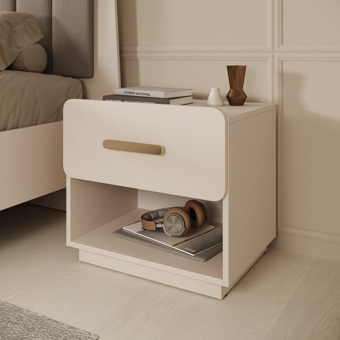 Meubella - Luzon - Nachtkastje set van 2 - Beige