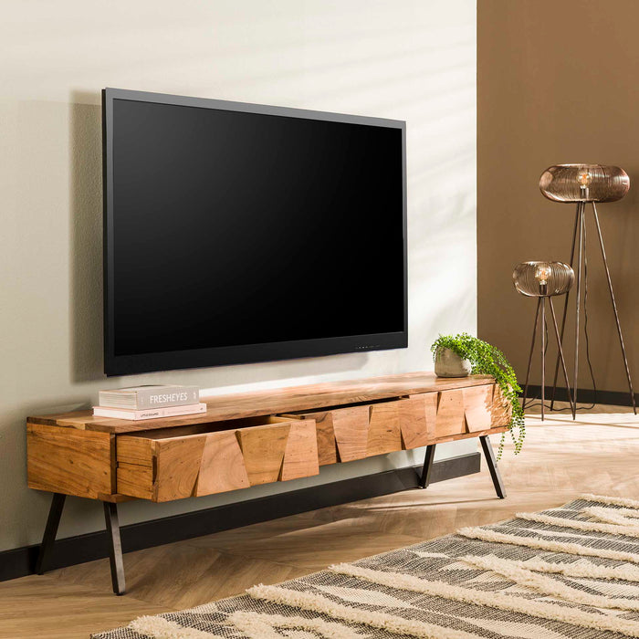 Giga Meubel - Tv-meubel Bruin Hout - 180x45x40cm - Demn