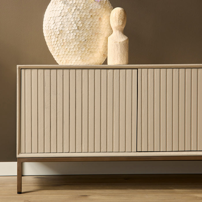 StarFurn - Tv-meubel Zandkleur Hout - 165x45x55cm - Madison