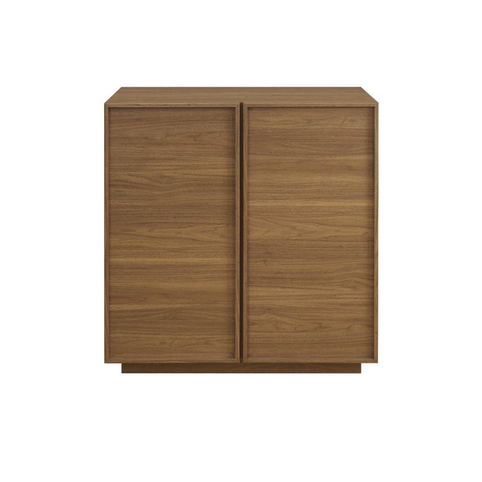 sweeek - Laag kastje houtlook 2 deuren