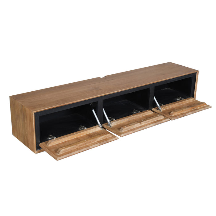 StarFurn - Tv-meubel Naturel Hout - 160x35x30cm - RichWood