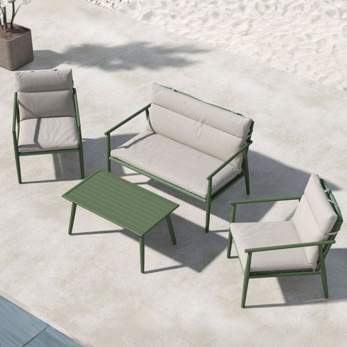 Fjôrd - Tuinset Groen Stof|Staal - 80x120x80cm - Mazzaro