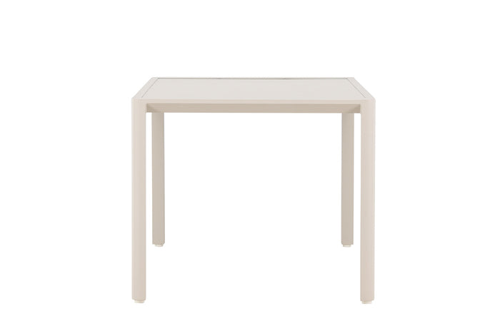 Fjôrd - Tuintafel Rechthoek - Beige Aluminium - 150x85x72cm - Giardini